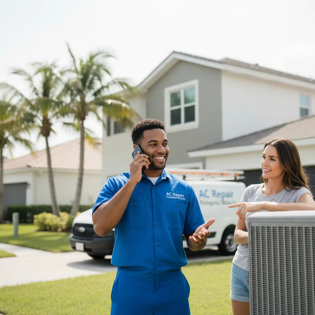 AC Repair Pompano Beach customer support in Falcon Heights